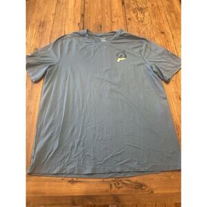 Peloton Men’s Performance Shirt Size Large Athletic Bike Blue